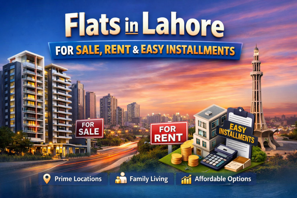 Flats in Lahore for Sale, Rent & Easy Installments