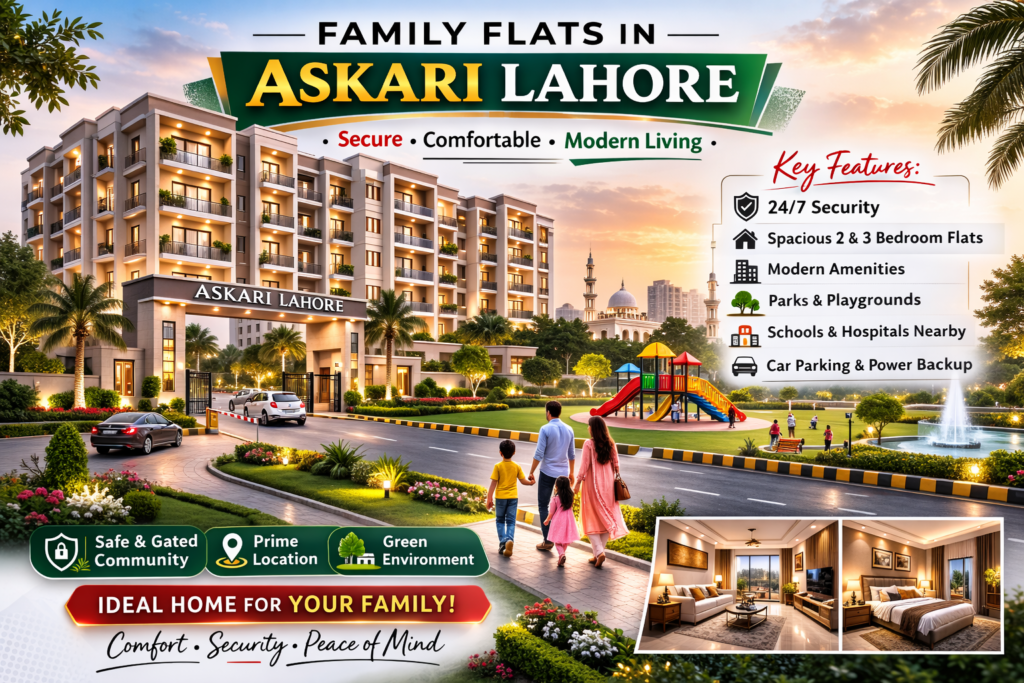 Family Flats in Askari Lahore