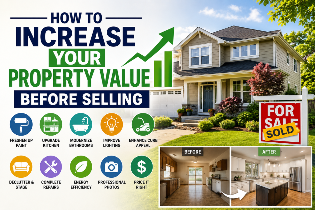 How to Increase Your Property Value Before Selling