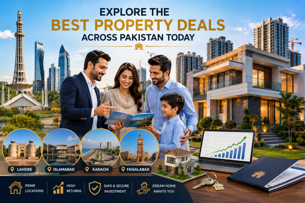 Explore the Best Property Deals Across Pakistan Today