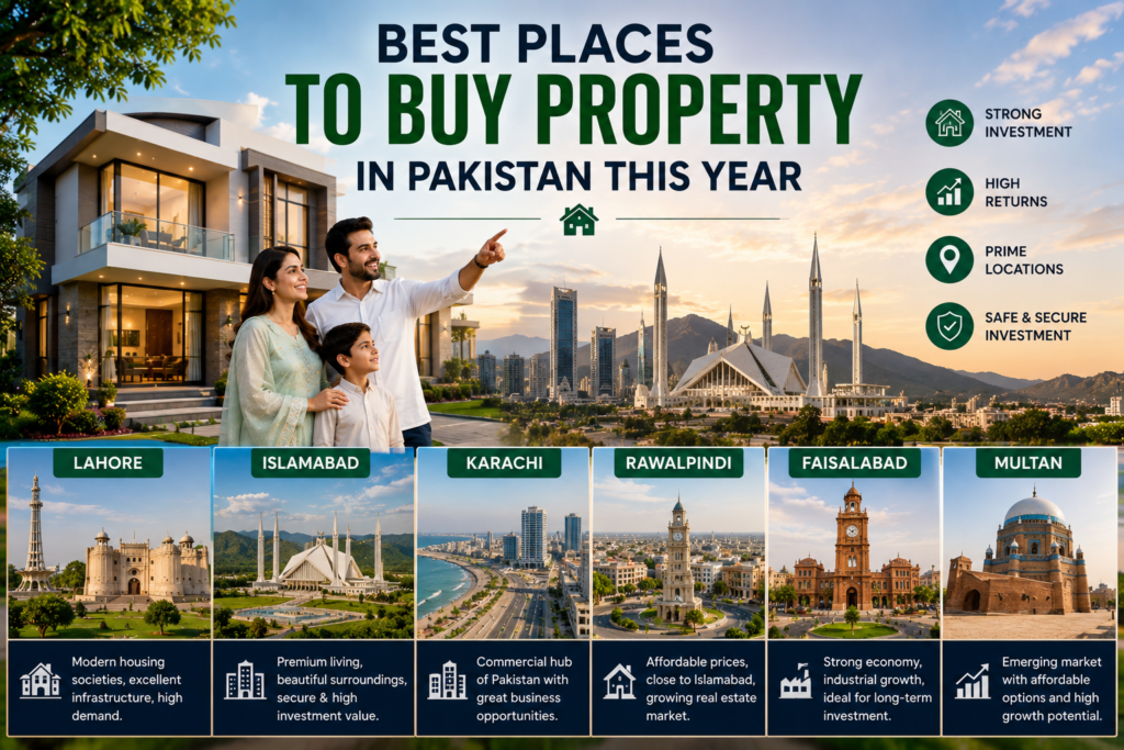 Best Places to Buy Property in Pakistan This Year