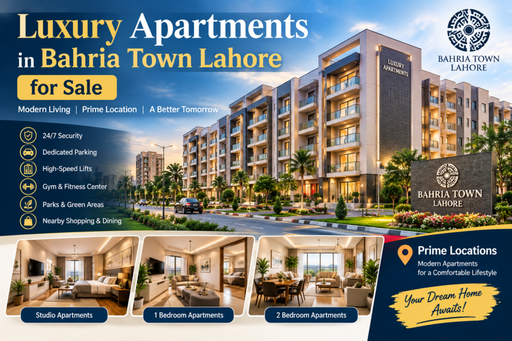 Luxury Apartments in Bahria Town Lahore for Sale