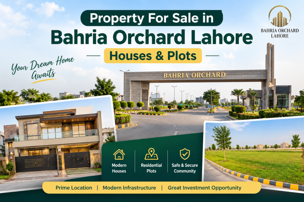 Property For Sale in Bahria Orchard Lahore Houses & Plots