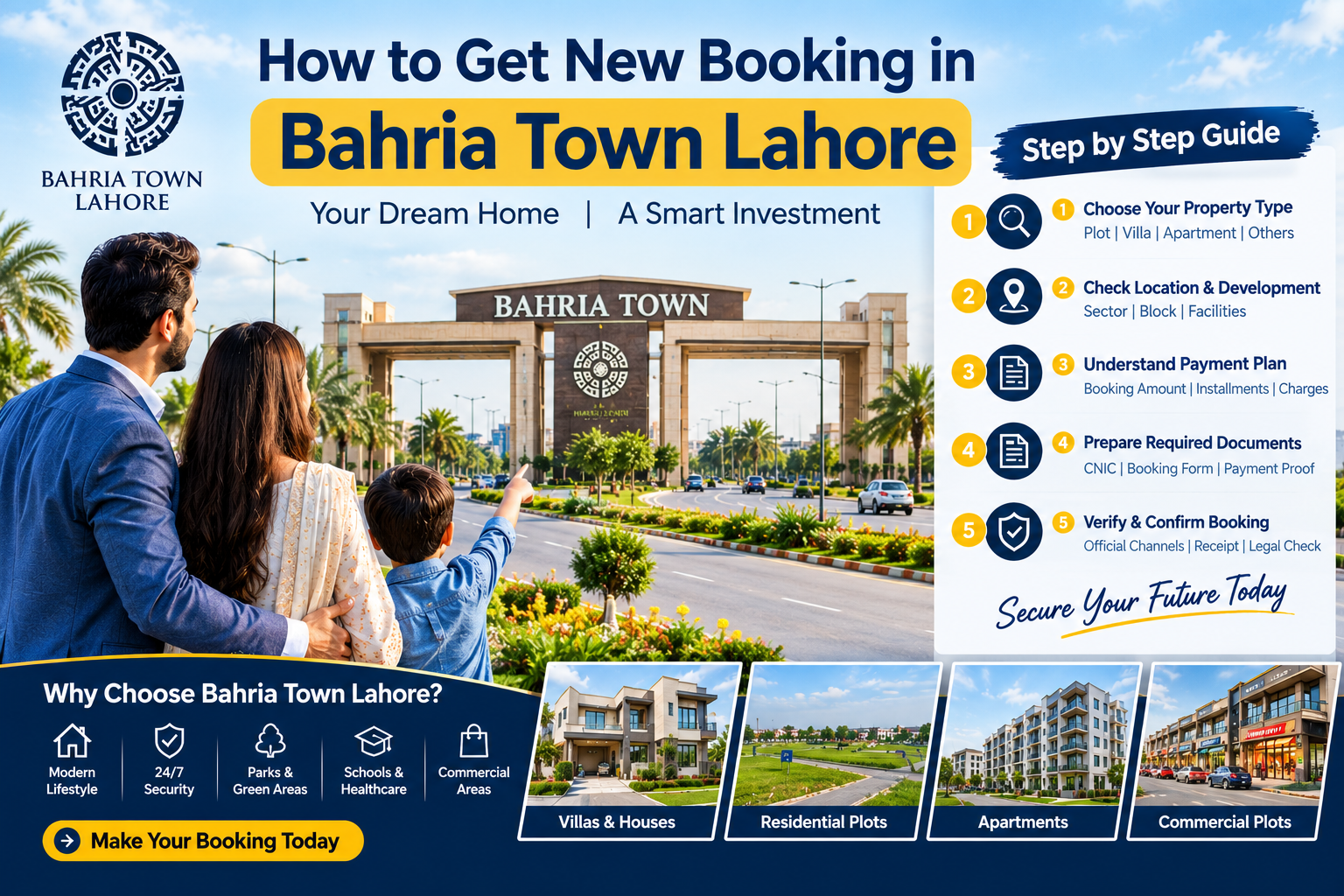 How to Get New Booking in Bahria Town Lahore