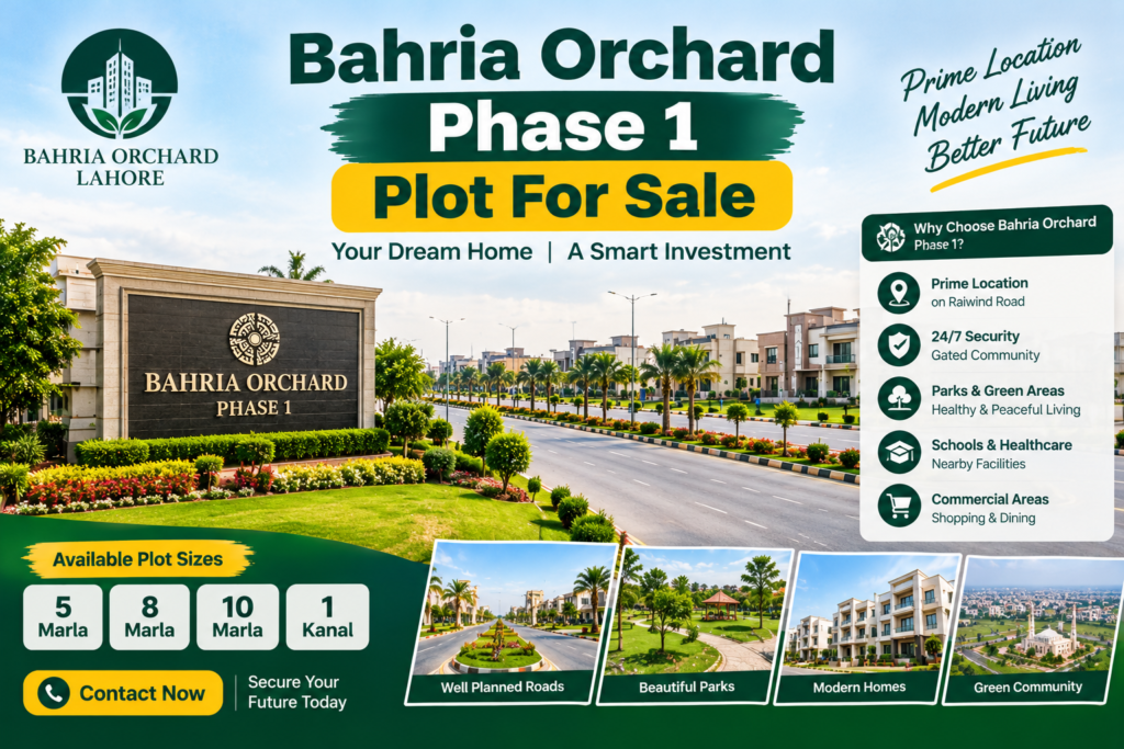 Bahria Orchard Phase 1 Plot For Sale